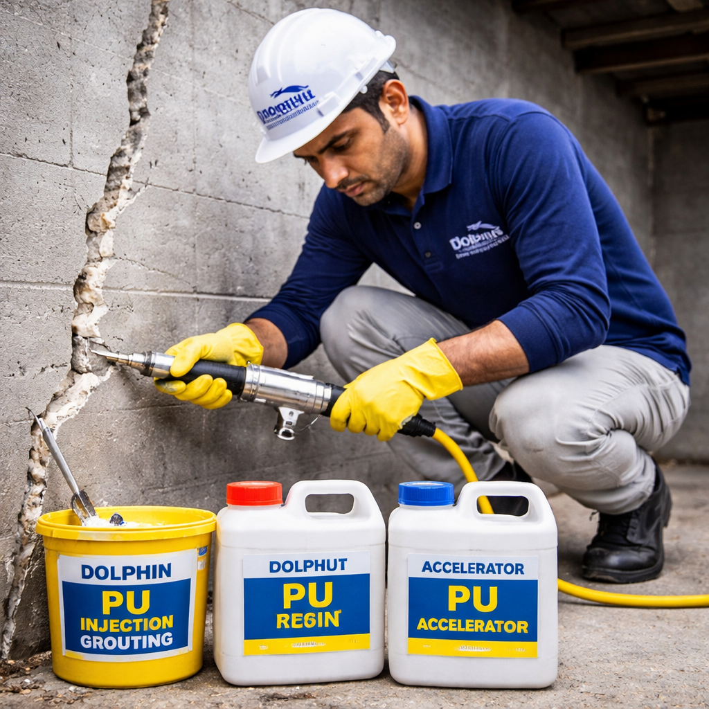 PU injection grouting in Trichy leakage repair solution